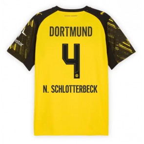 Borussia Dortmund Nico Schlotterbeck #4 Replica Home Stadium Shirt 2025-26 Short Sleeve